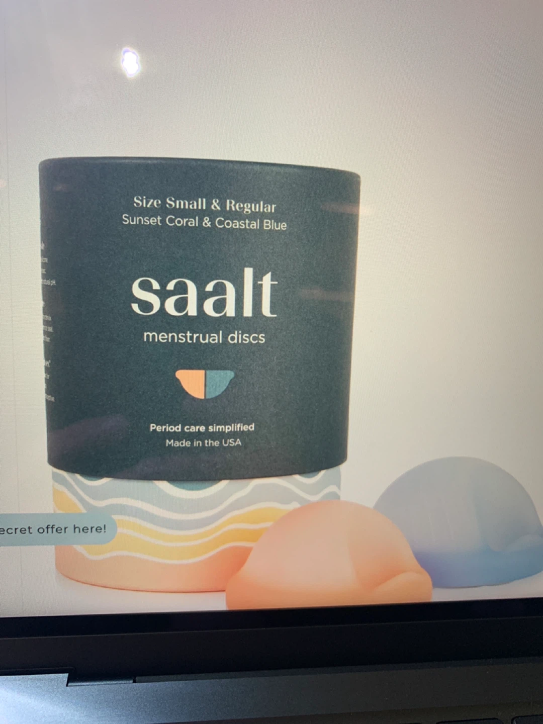 Saalt Menstrual Discs - Brand new, in unopened box
