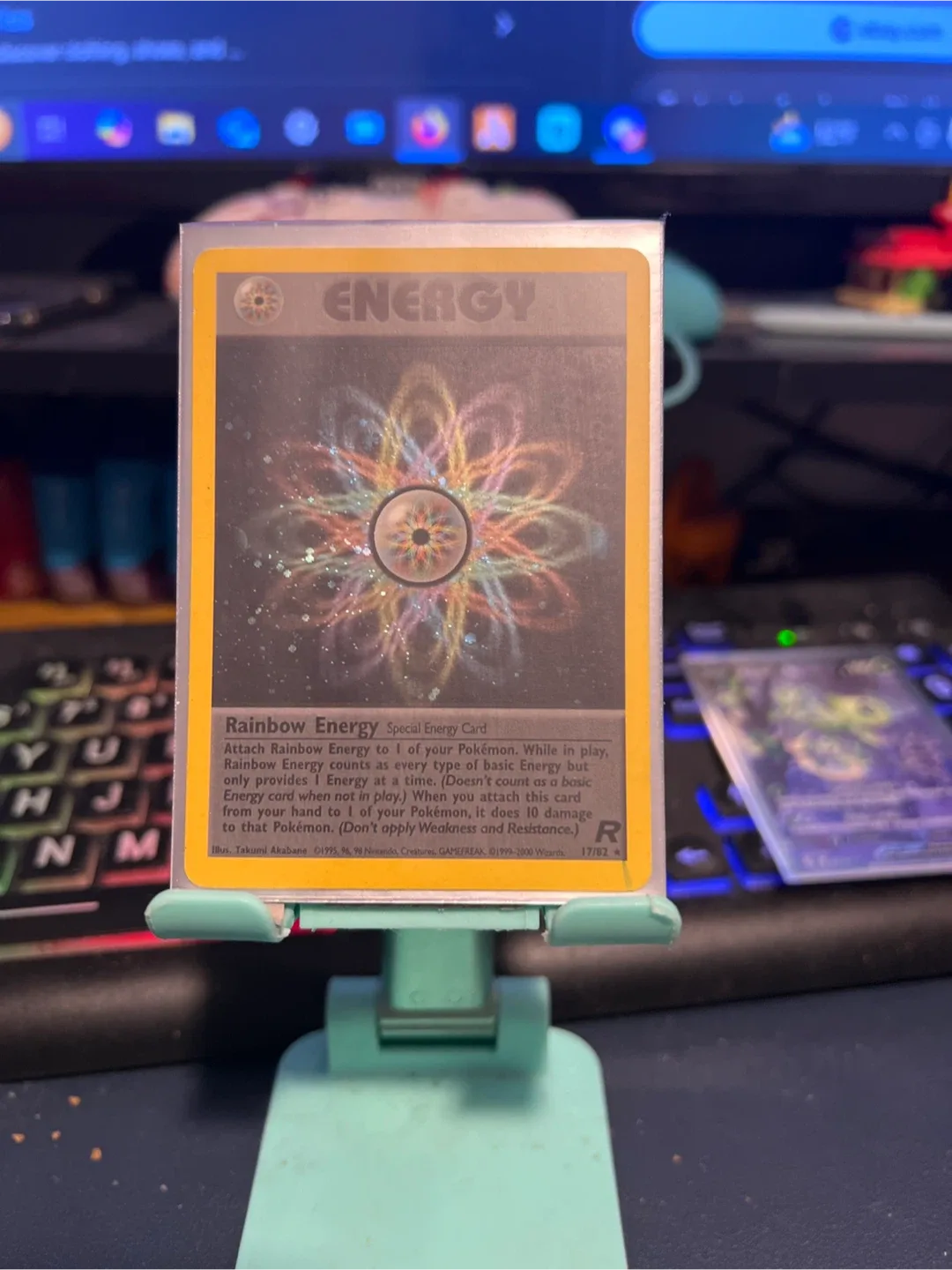 Rainbow Energy Pokemon Card thumbnail