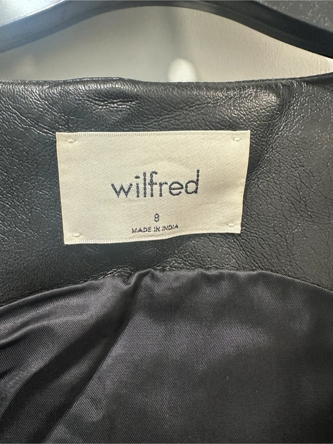 Wilfred Black Leather Vest - Size Small image indicator(6)