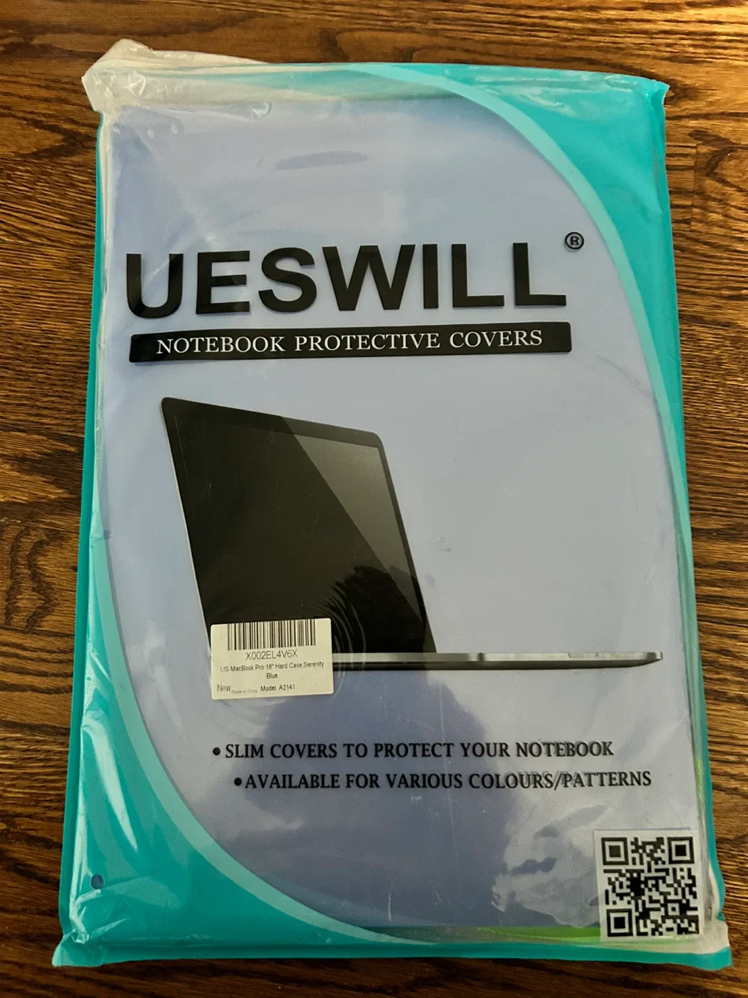New UESWILL MacBook Pro 16" Hard Case - Serenity Blue thumbnail