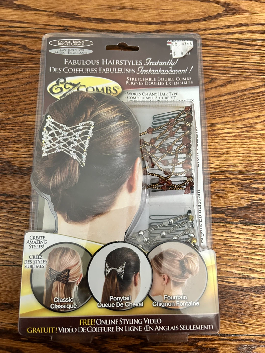 EZ Combs Stretchable Double Combs - New in Package