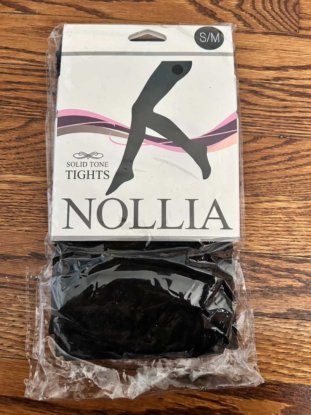 Nollia Solid Tone Black Tights - S/M - New