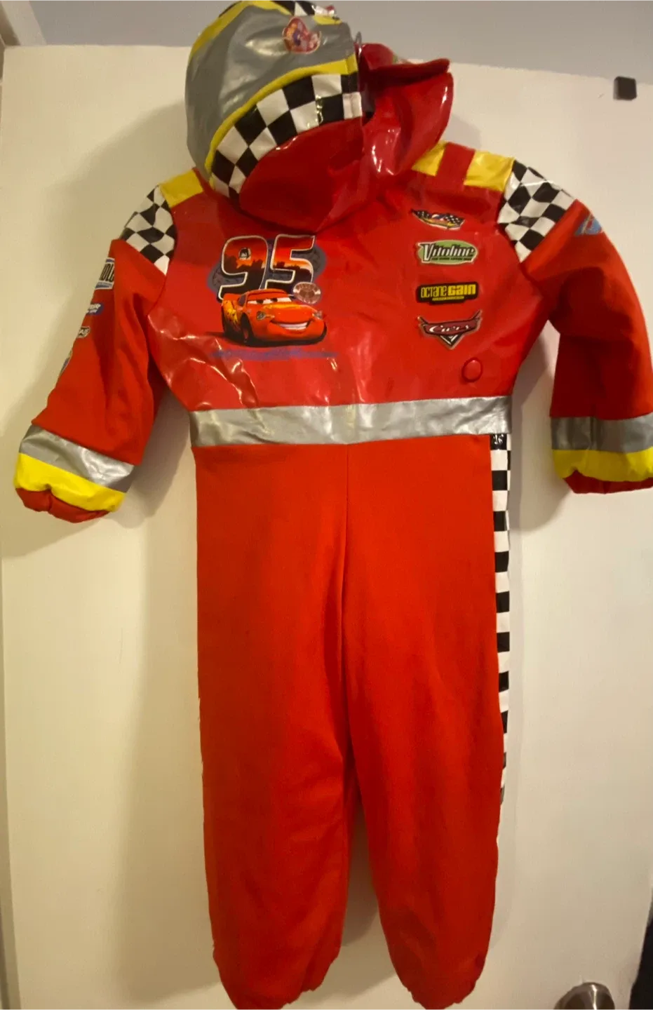 Disney Pixar Cars Lightning McQueen Costume thumbnail