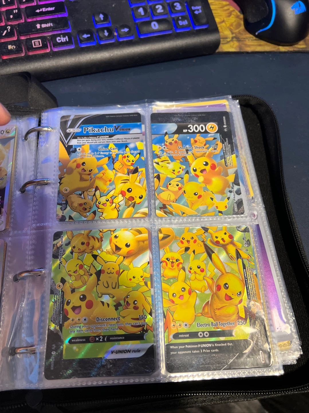 Pikachu V-UNION Pokemon Cards