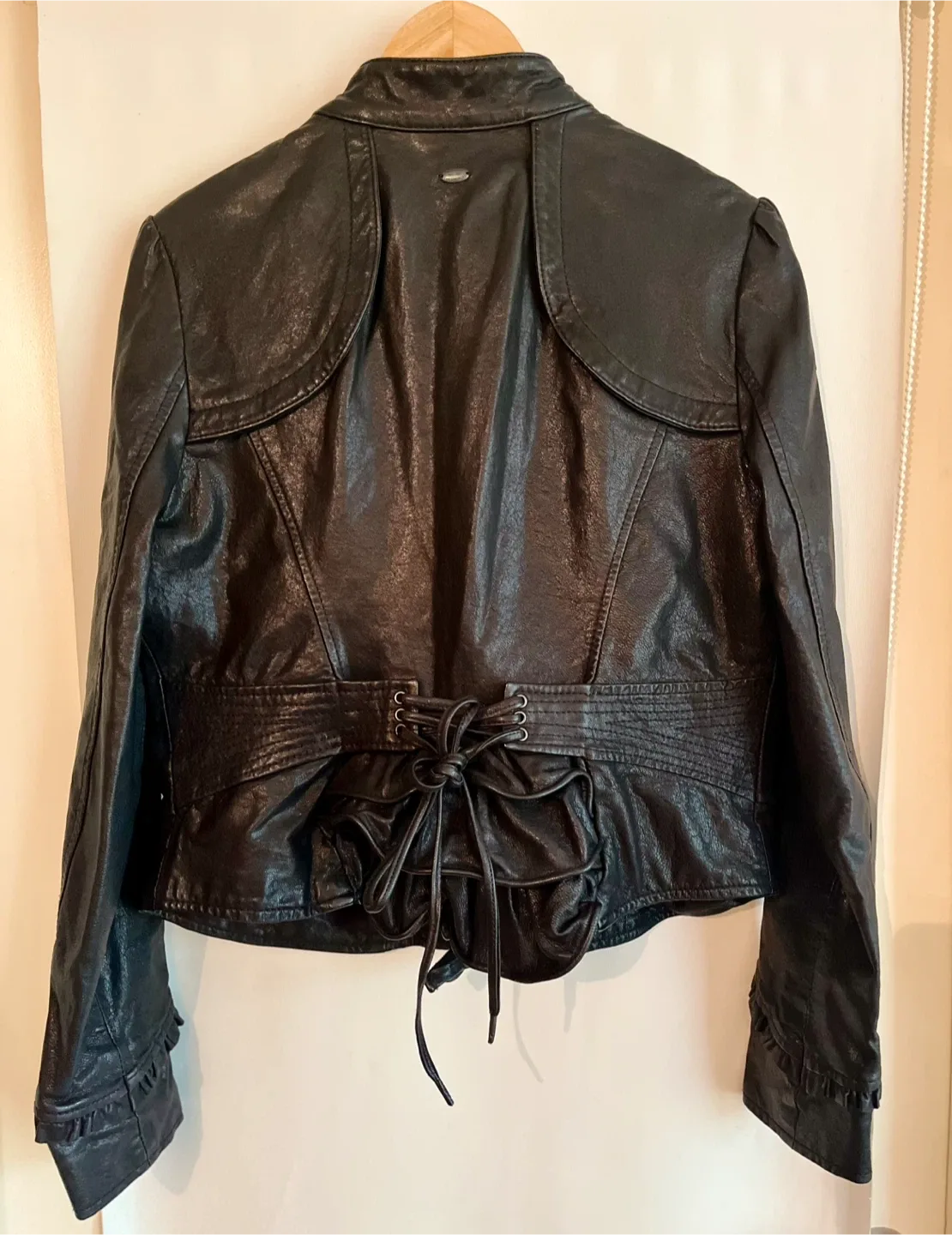 Guess Black Leather Jacket image indicator(2)