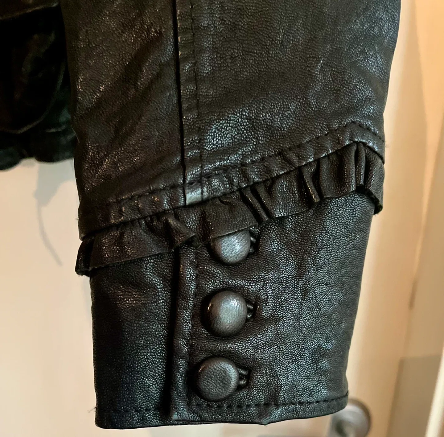 Guess Black Leather Jacket image indicator(3)