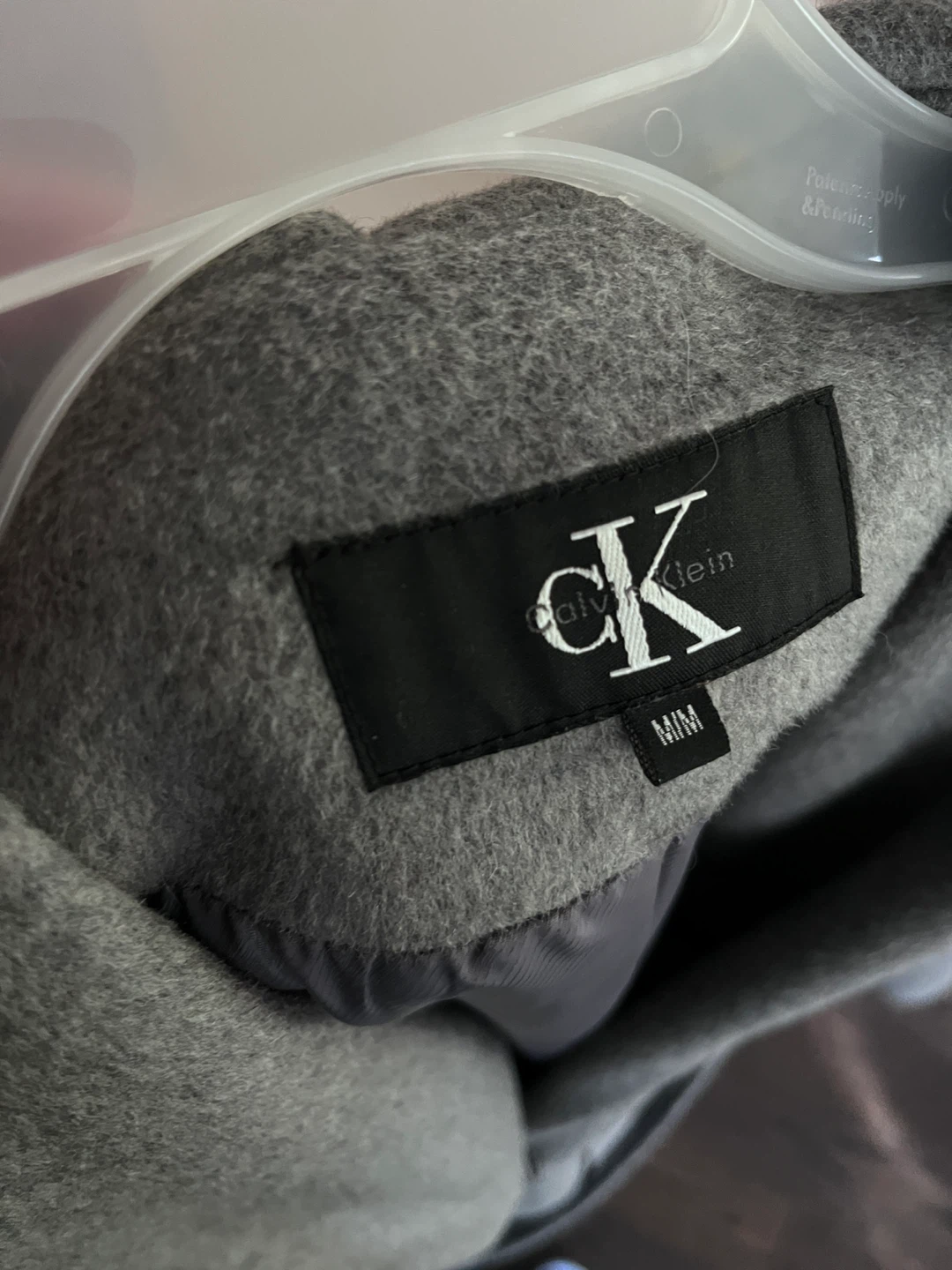 Calvin Klein Wool Blend Belted Coat - Size M - photo 4