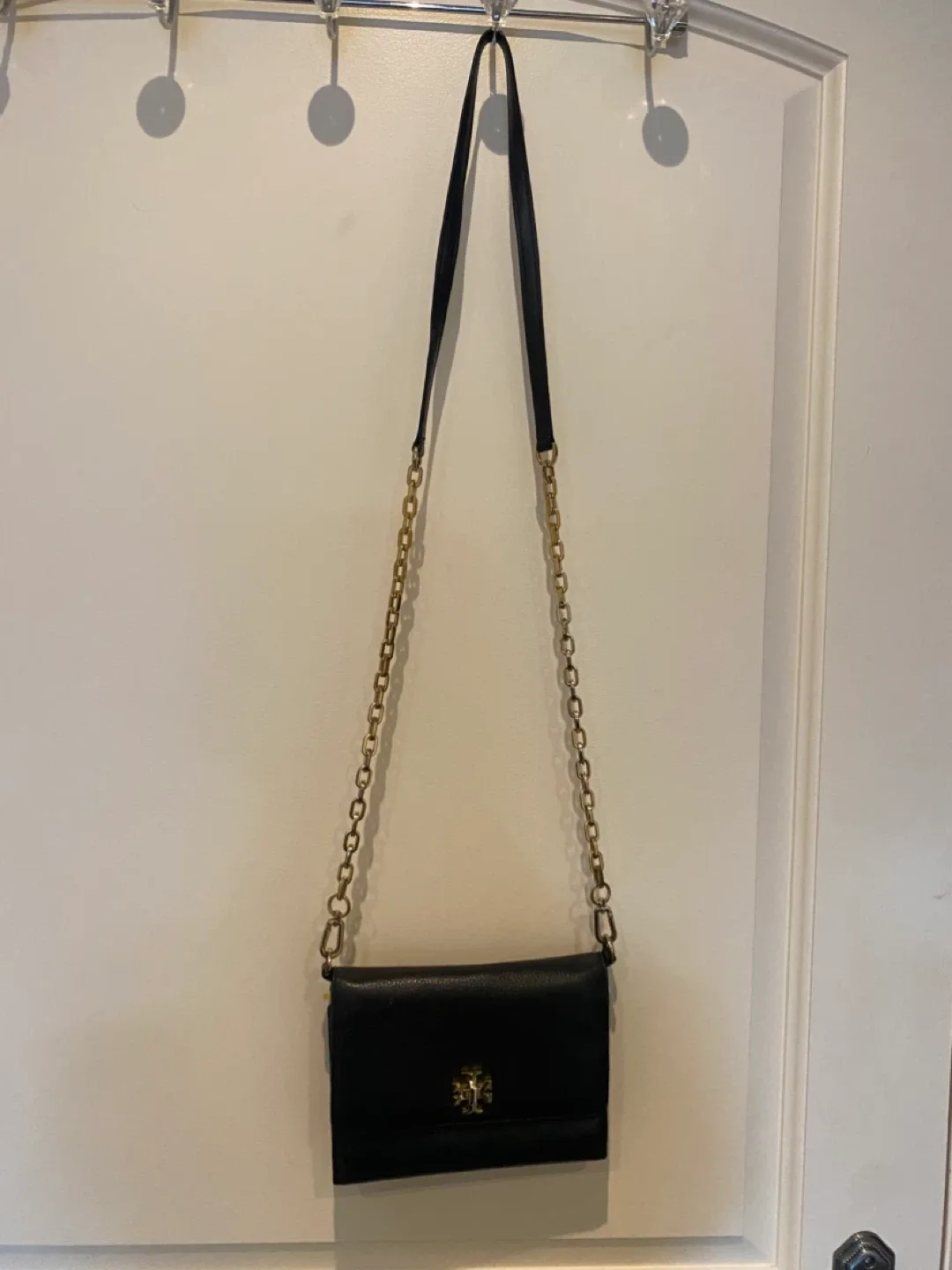 Tory Burch Black Leather Crossbody Bag image indicator(2)