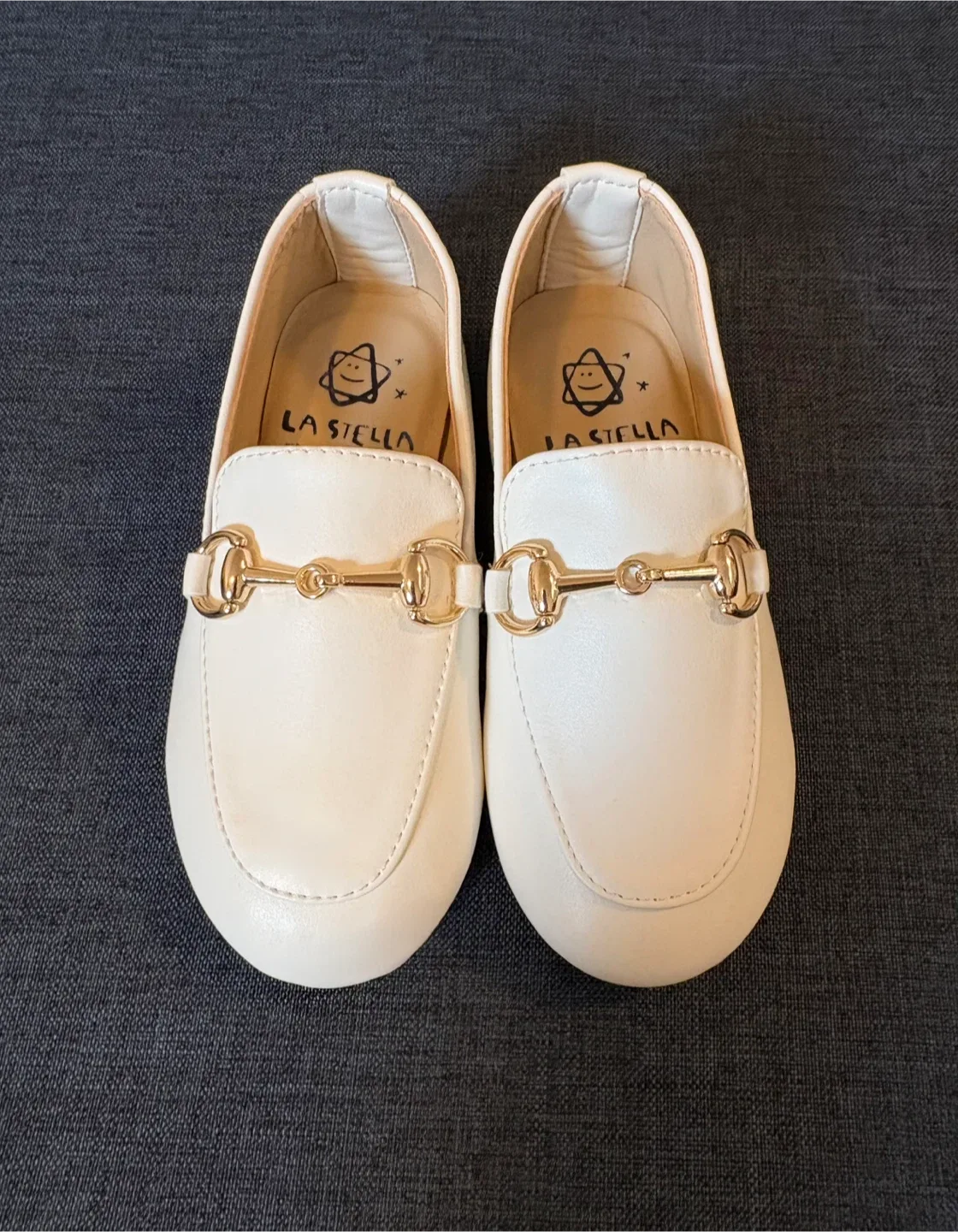 Classy Toddler Loafers: Size 6-7 (Unisex) Black & White image indicator(4)