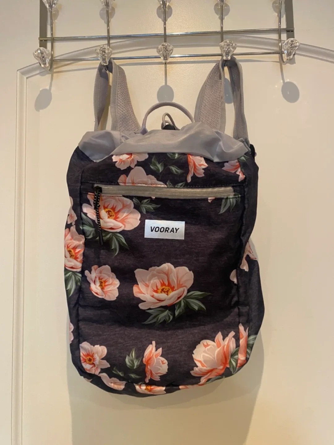 VOORAY Floral Print Backpack thumbnail