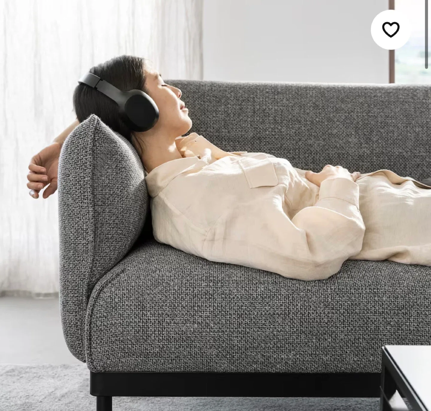 IKEA ÄPPLARYD Sofa - Lejde Gray/Black image indicator(4)