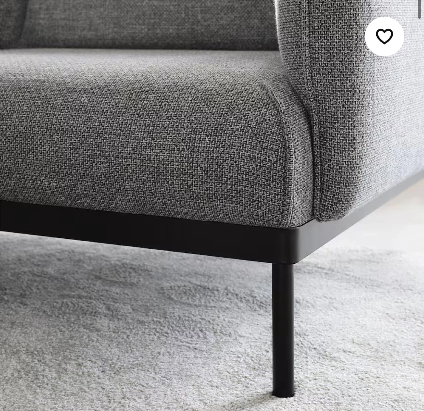 IKEA ÄPPLARYD Sofa - Lejde Gray/Black image indicator(3)
