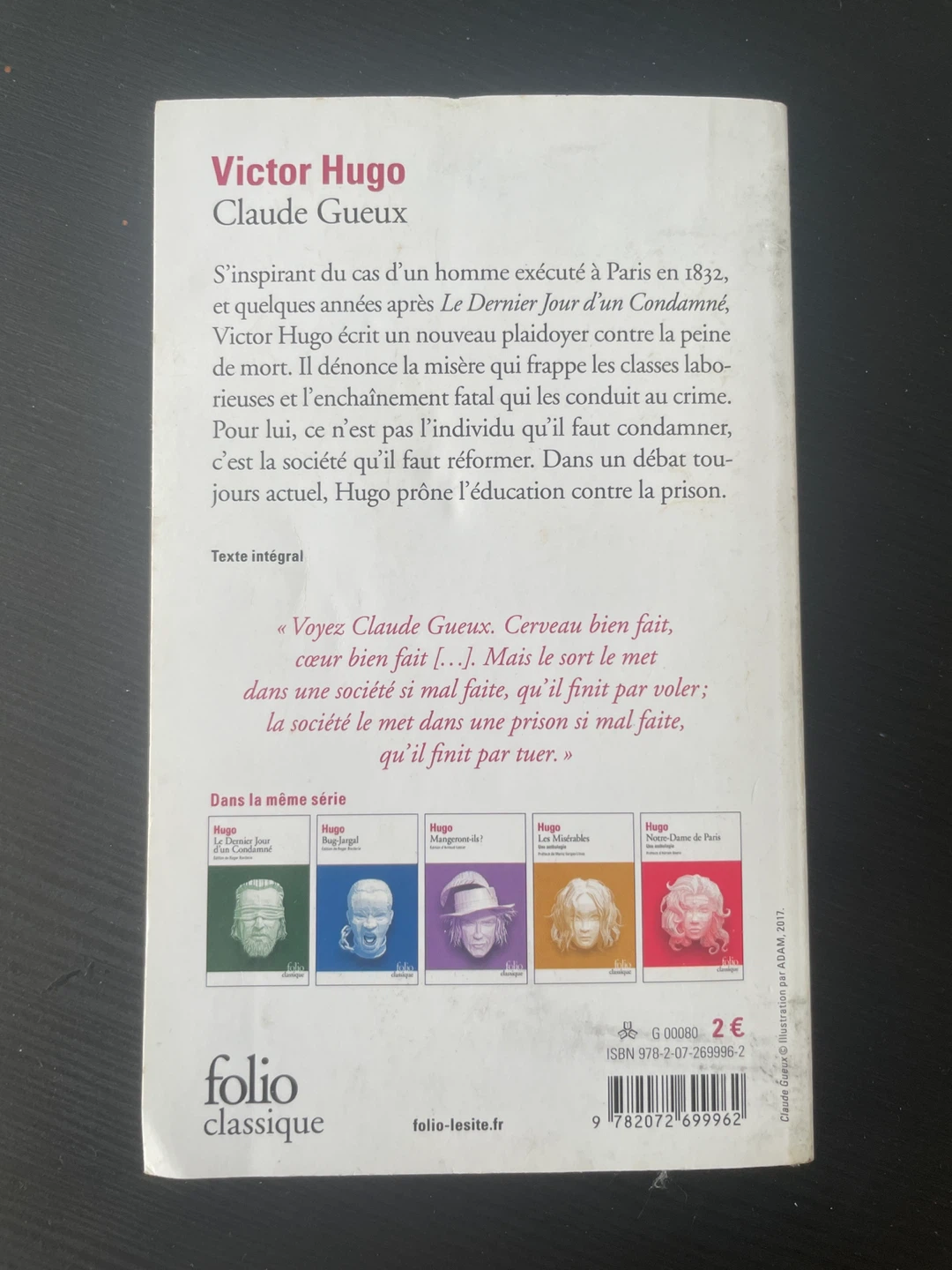 Claude Gueux by Victor Hugo - photo 2