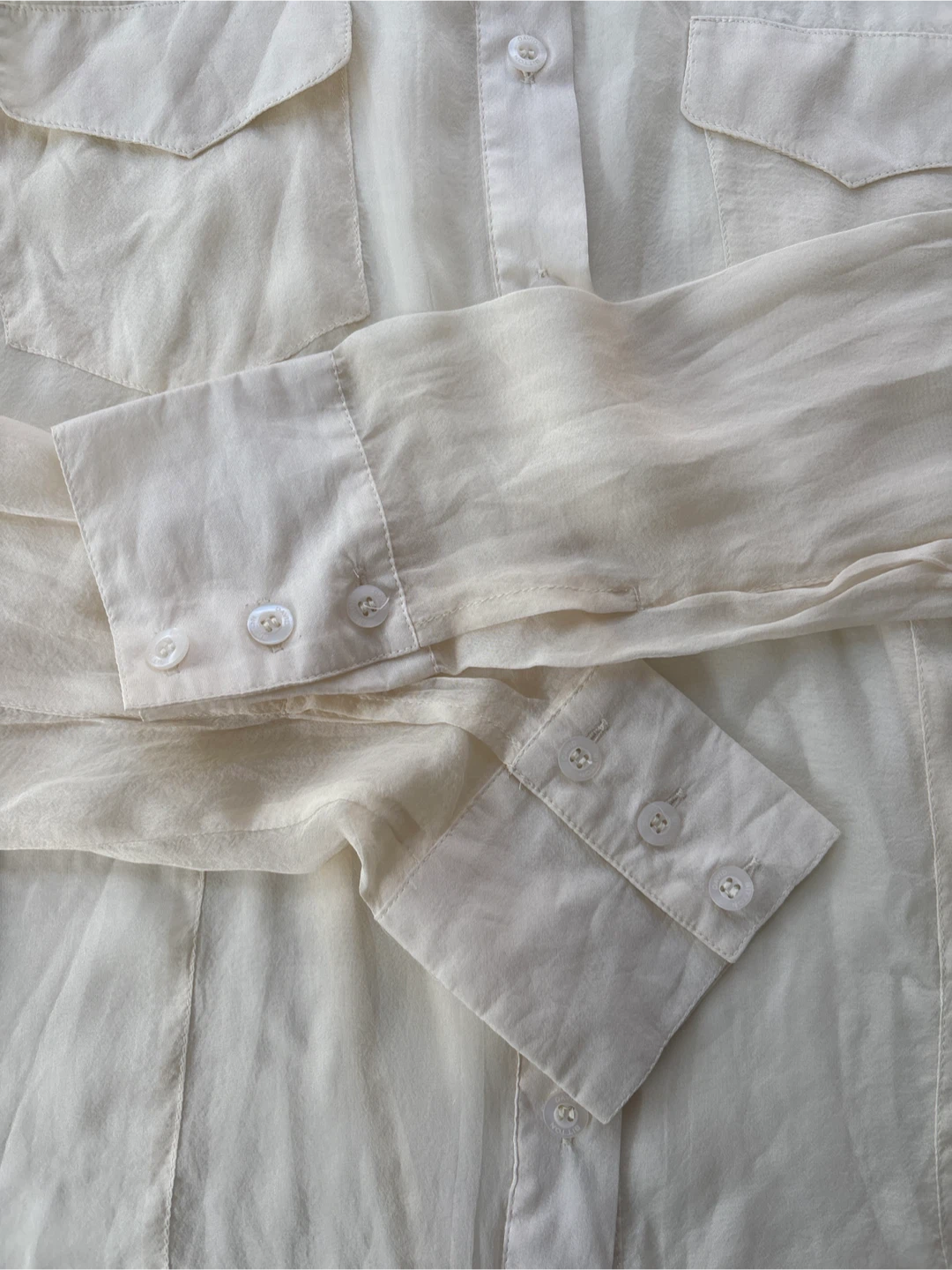 Silk Blouse with Embellishments - photo 4