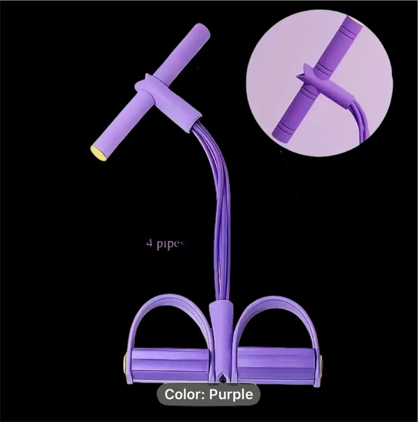 Purple Pedal Exerciser Resistance Band image indicator(3)