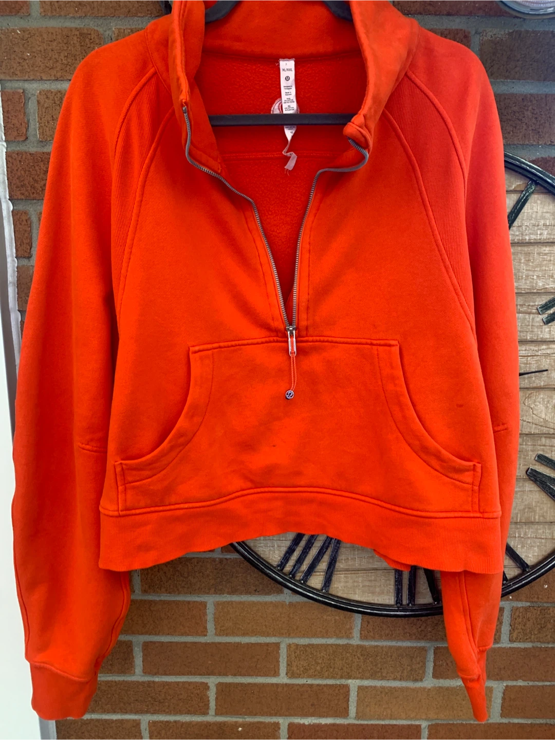 Lululemon Orange Half-Zip Pullover XL/XXL - photo 5