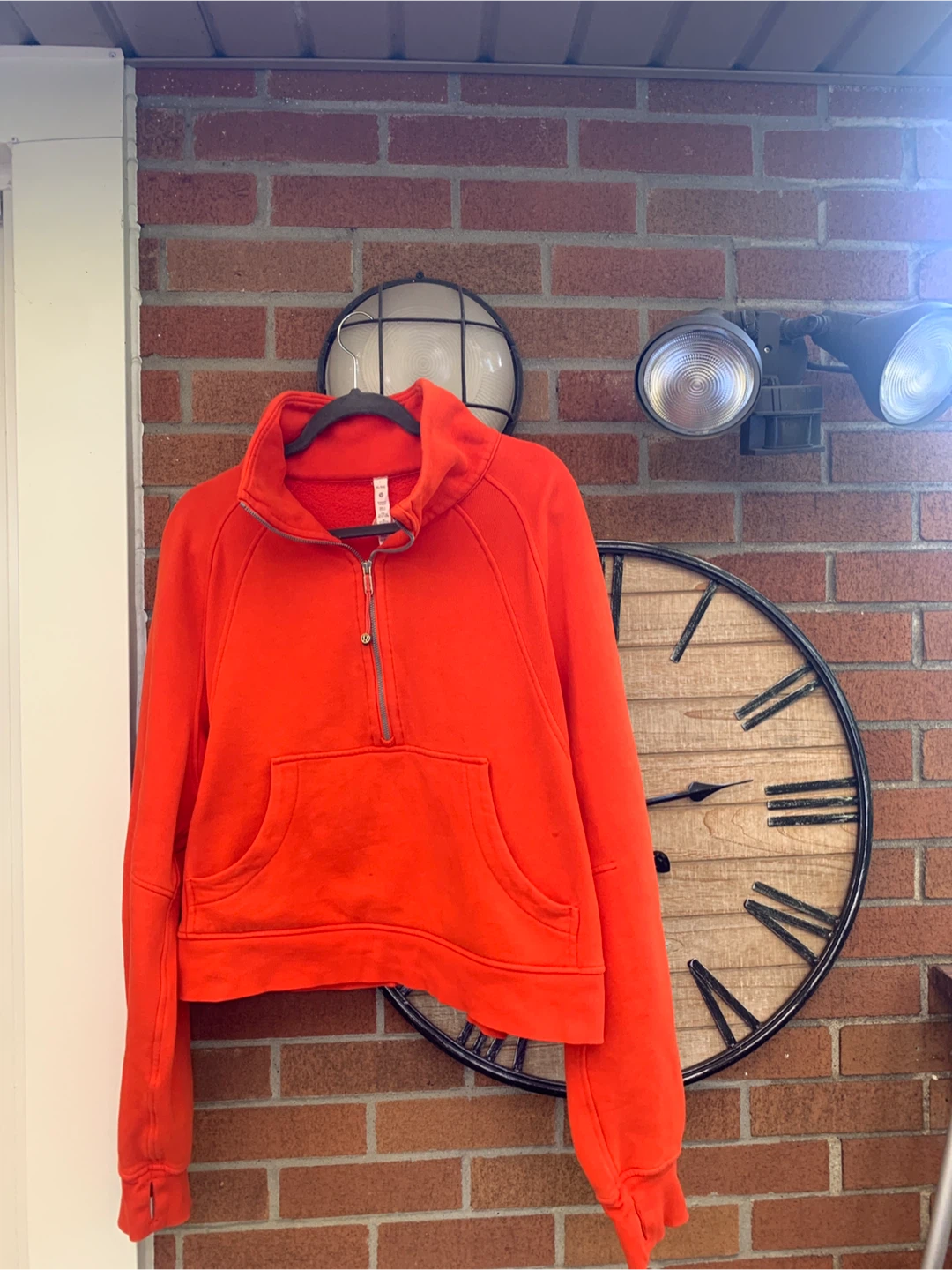 Lululemon Orange Half-Zip Pullover XL/XXL