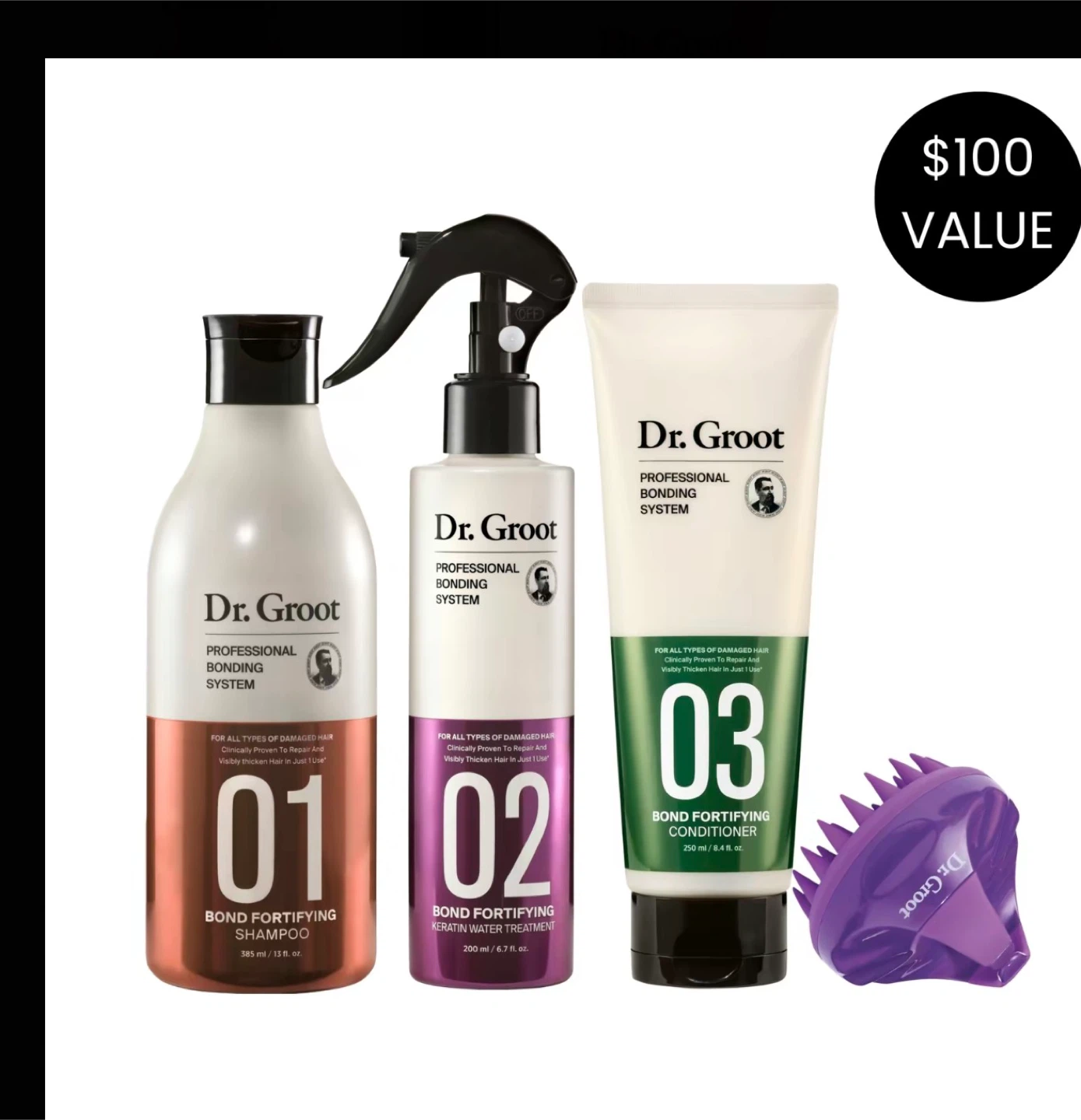 Dr. Groot Professional Bonding System Haircare Set