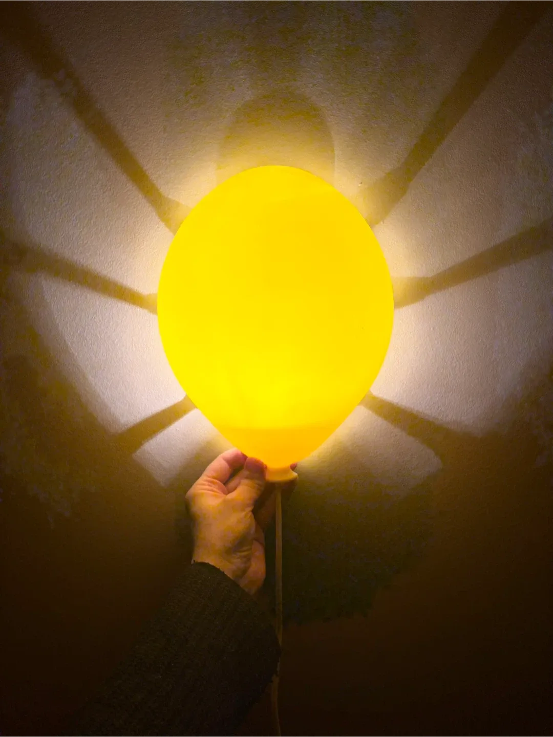 Vintage IKEA yellow balloon wall lamp image indicator(3)