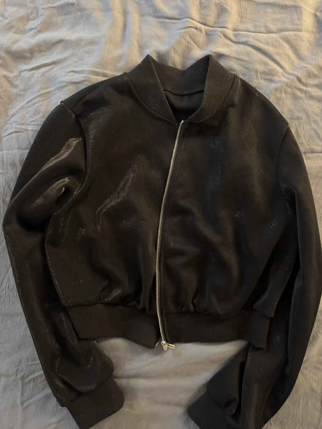 Black Bomber Jacket - photo 2