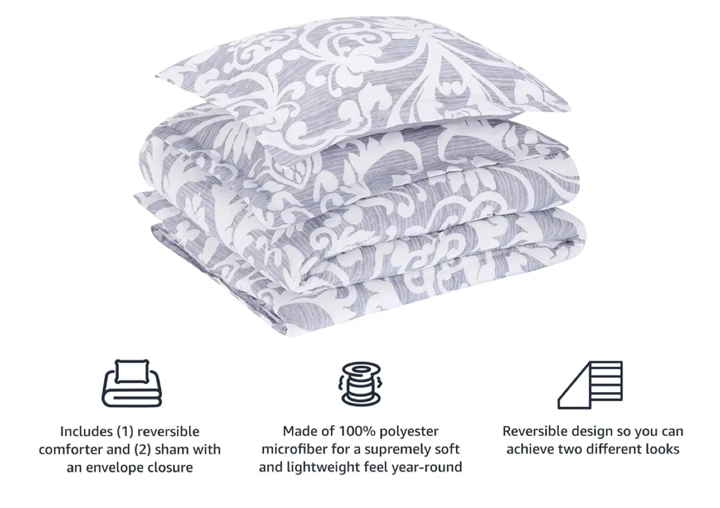 Reversible Comforter Set - Soft Microfiber image indicator(2)