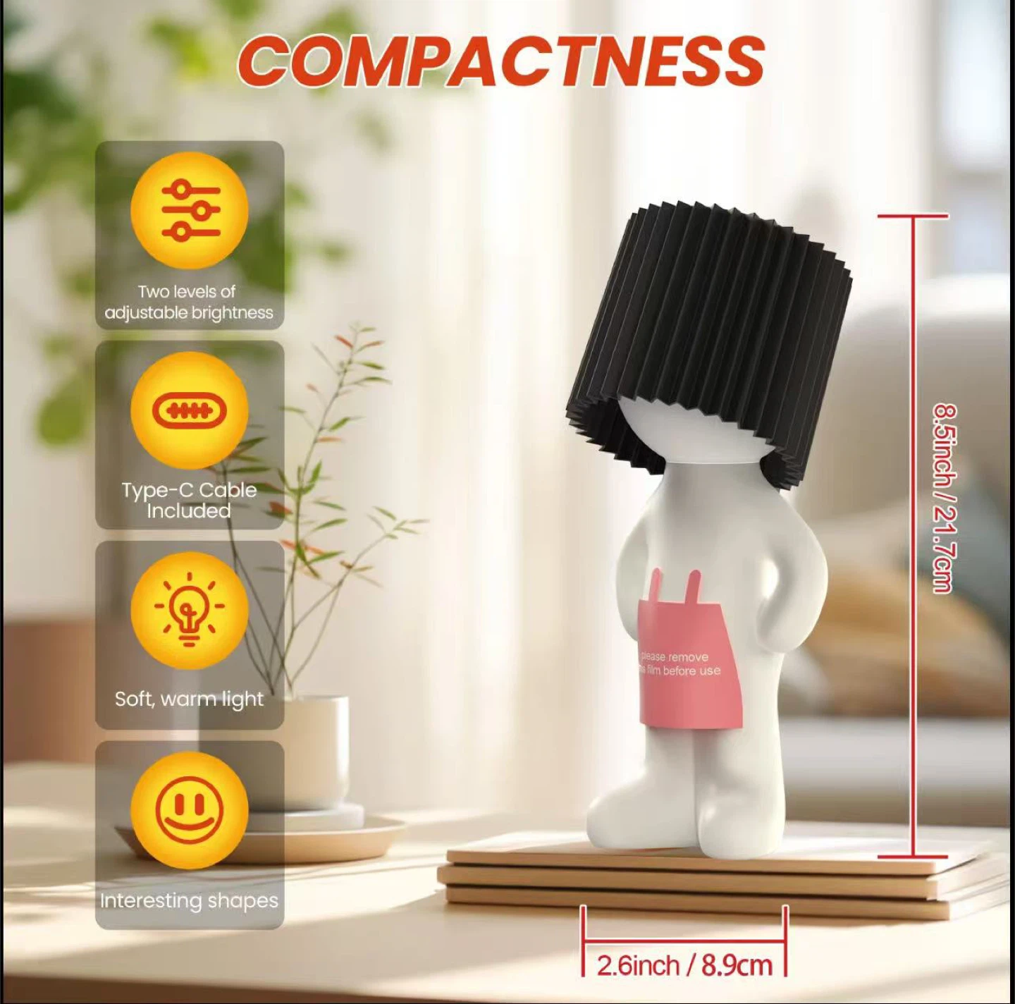 One Man Shy Table Lamp - photo 4