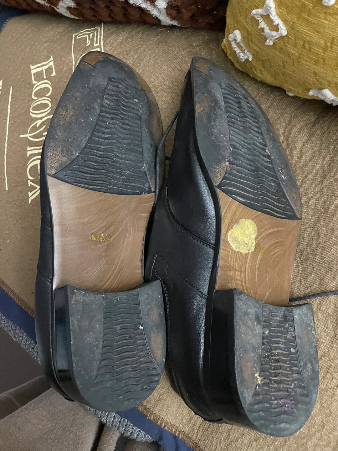 Vangello Black Leather Dress Shoes - US 12 - photo 5