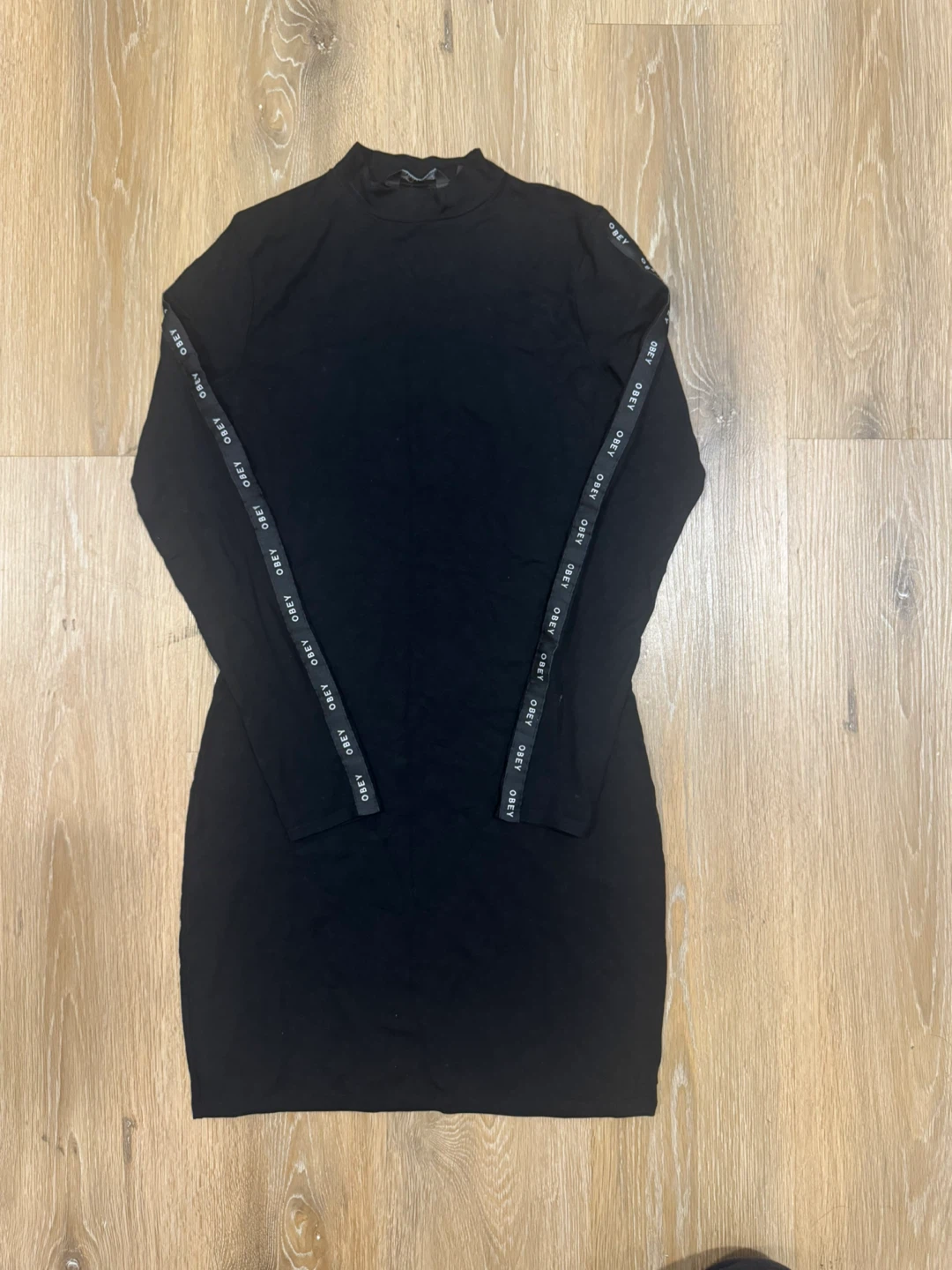 Obey Womens Black Dress Size Small