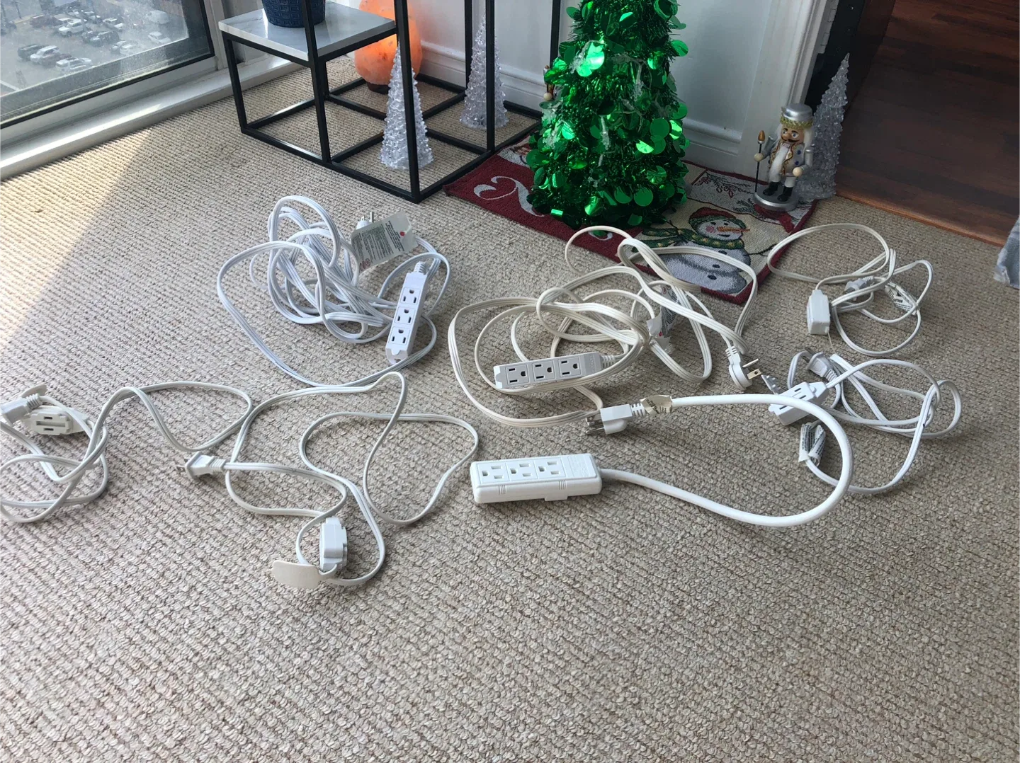 White Power Extension Cords bundle 5$ thumbnail