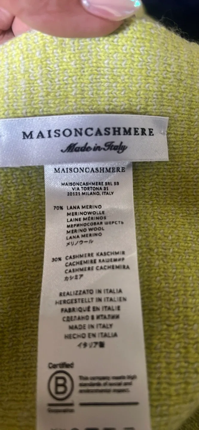 Maison Cashmere scarf - Wool & Cashmere image indicator(2)