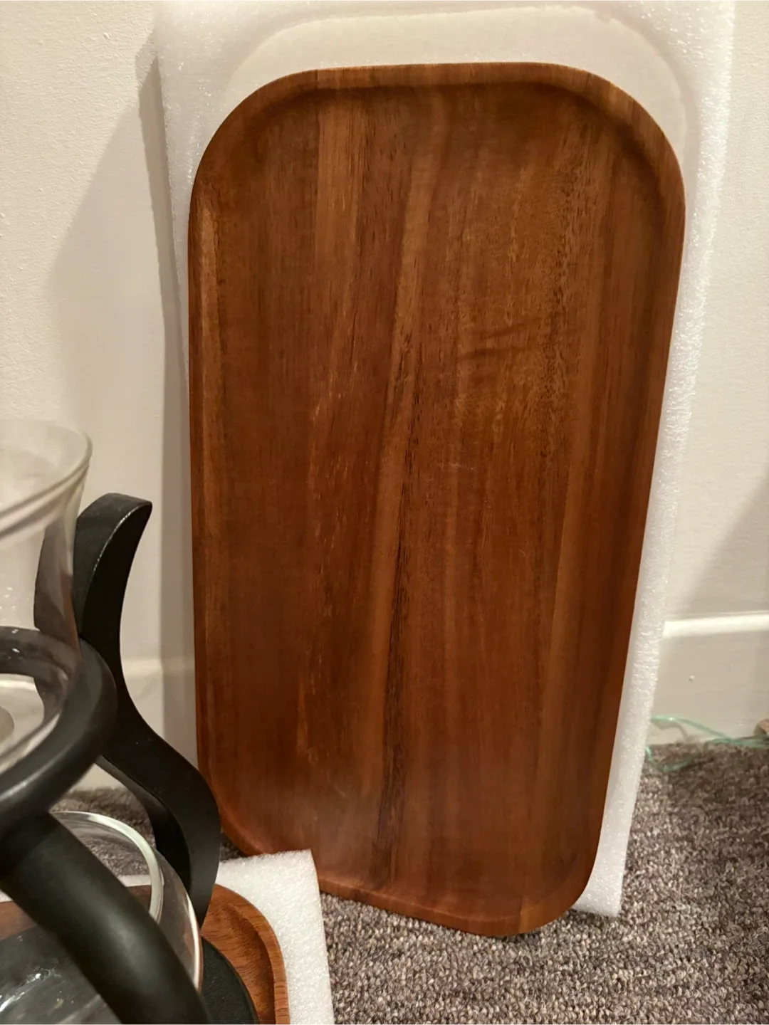 Tea Coffe Set with 2x Wood Tray image indicator(3)