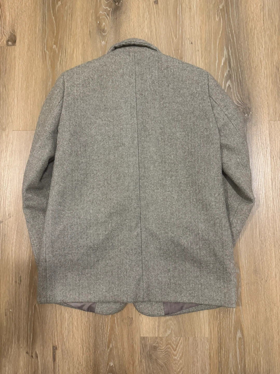 Lettering Womens Grey Blazer Coat Size Small - photo 3