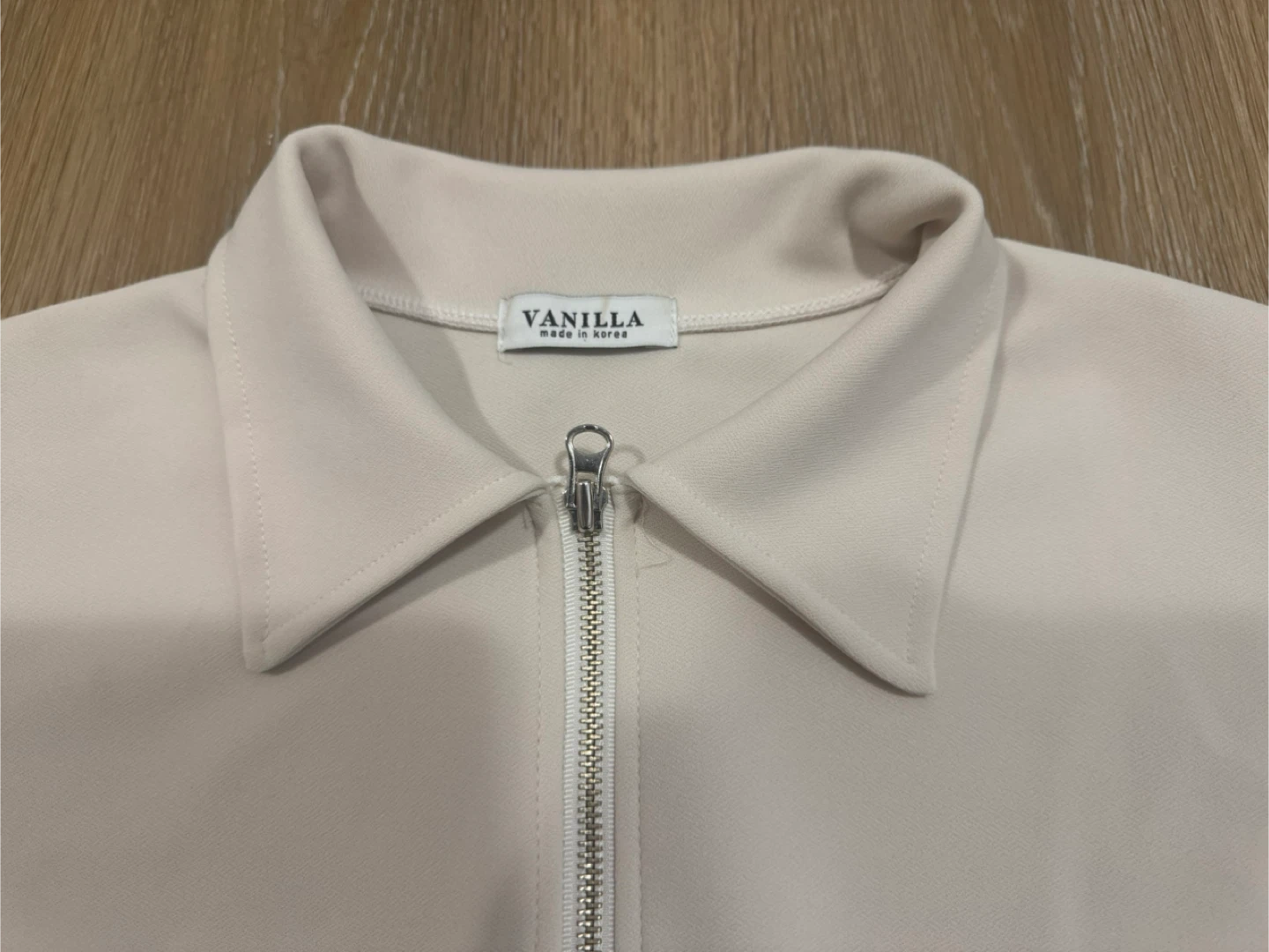 Vanilla Womens White Zipup Jumper Size Small - photo 2