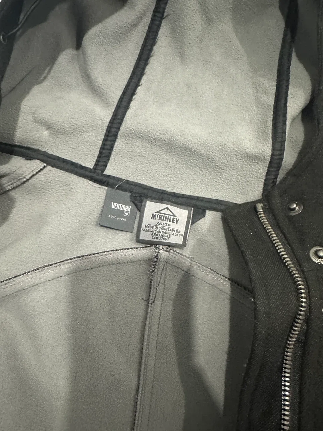 McKinley Black Hooded Jacket image indicator(2)