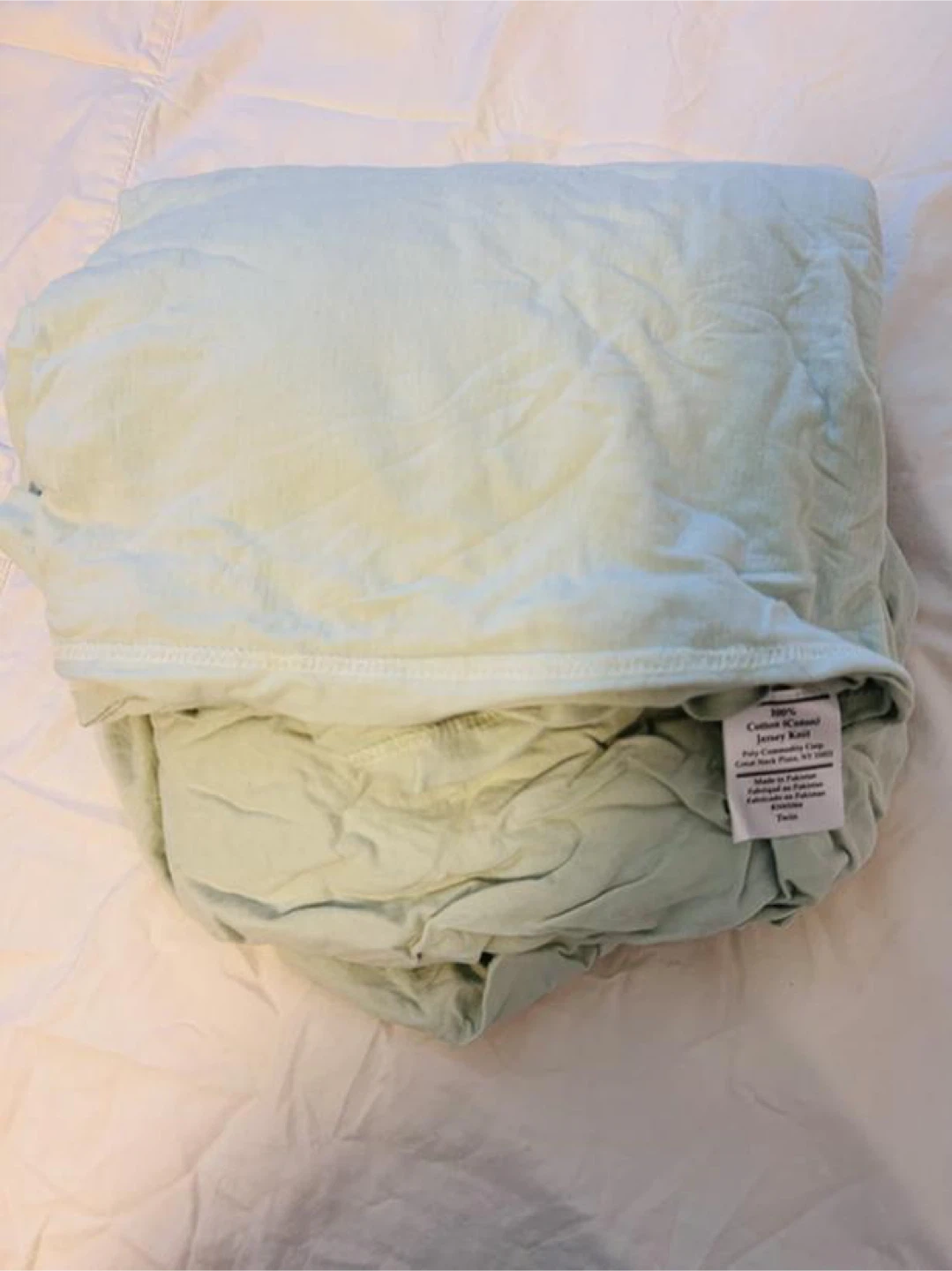 Jersey Knit SOFT combed Cotton Sheet set- Twin Size