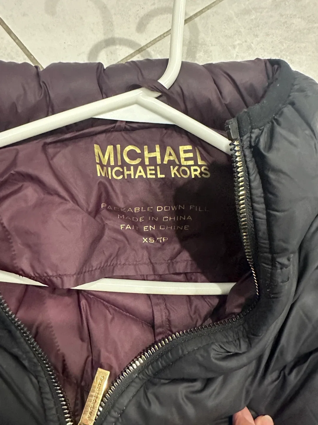Michael Kors Packable Down Fill Jacket XS image indicator(2)