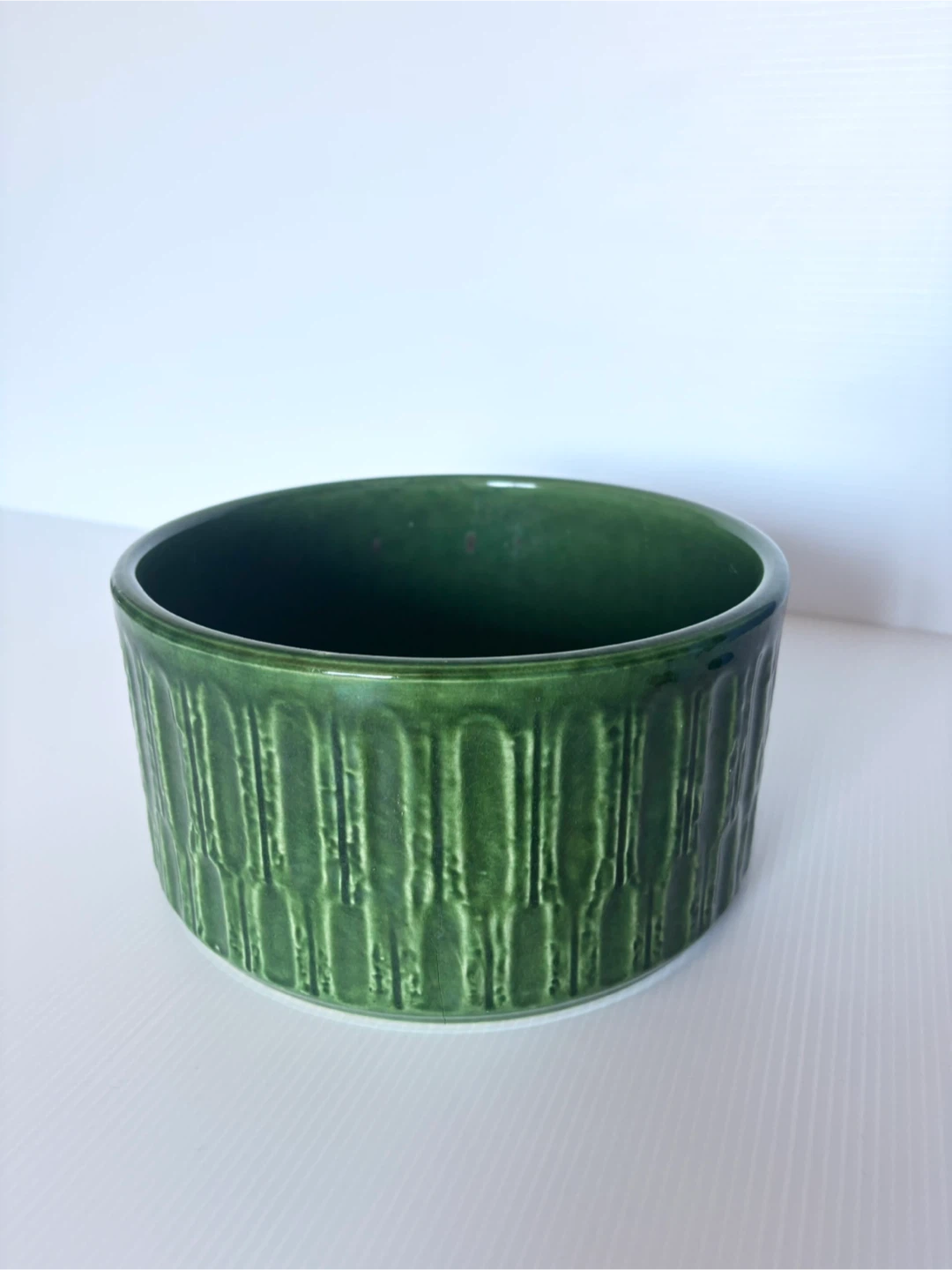 Vintage MCM Christmas ceramic advent bowl and tree base - photo 4