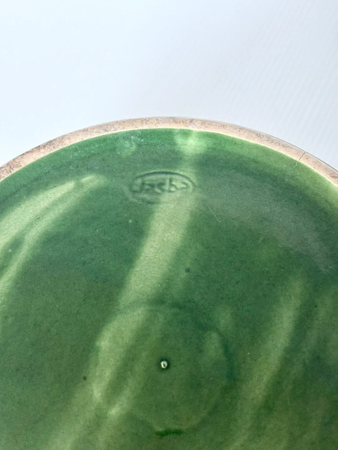 Vintage MCM Christmas ceramic advent bowl and tree base image indicator(7)