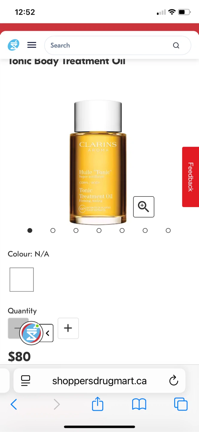 Clarins Aroma Tonic Treatment Oil