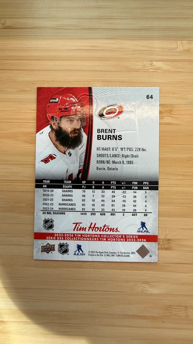 NHL Trading Cards Tim Hortons image indicator(3)