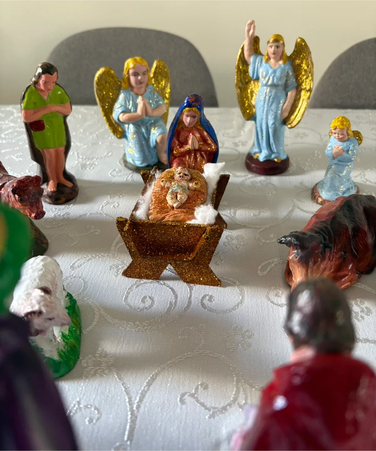 Nativity Scene Figurine Set All Hand Painted (Free Shipping) image indicator(5)
