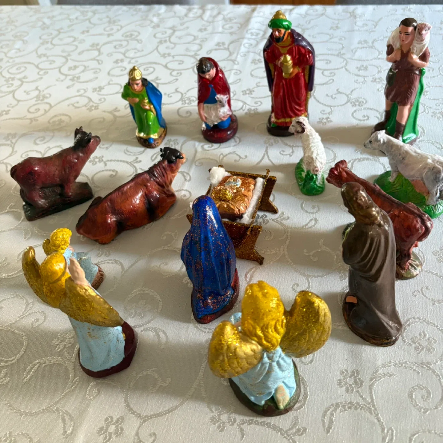 Nativity Scene Figurine Set All Hand Painted (Free Shipping) image indicator(4)