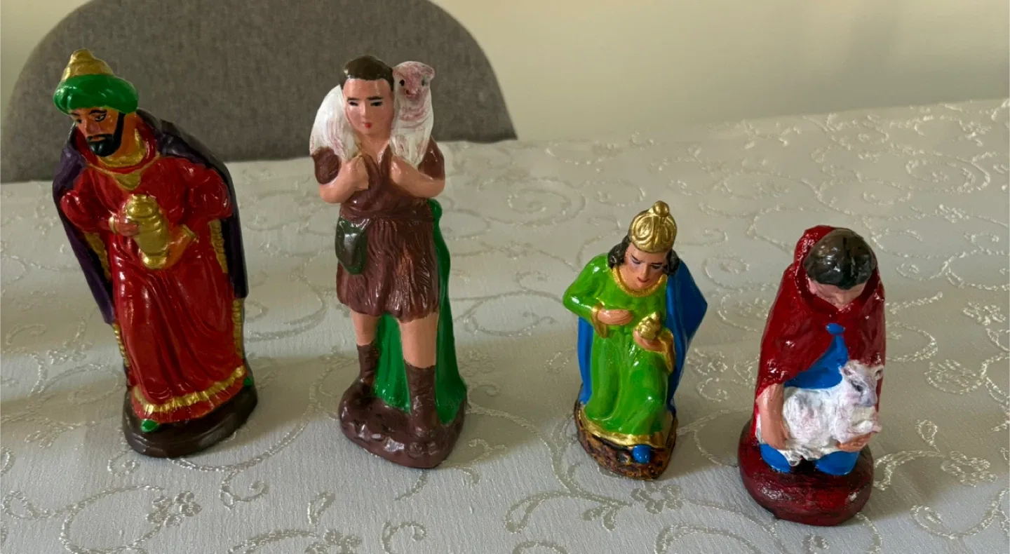 Nativity Scene Figurine Set All Hand Painted (Free Shipping) image indicator(9)