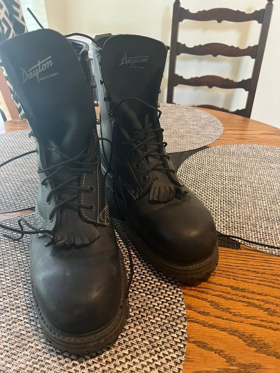 Dayton Black Work Boots - Size 10 3E image indicator(2)