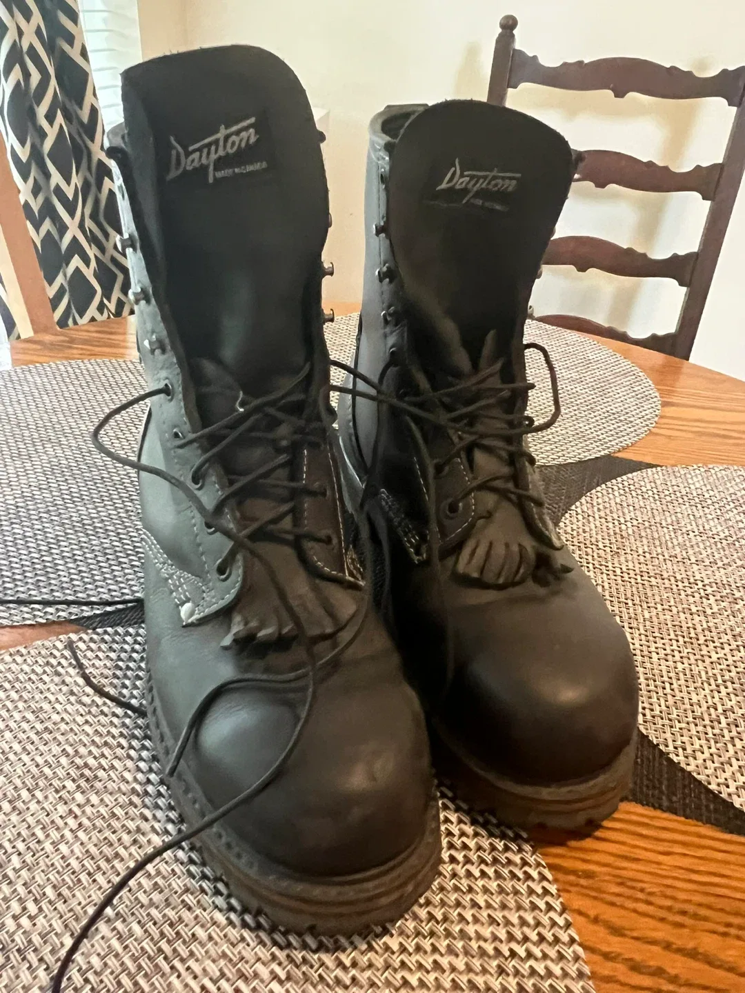 Dayton Black Work Boots - Size 10 3E image indicator(4)