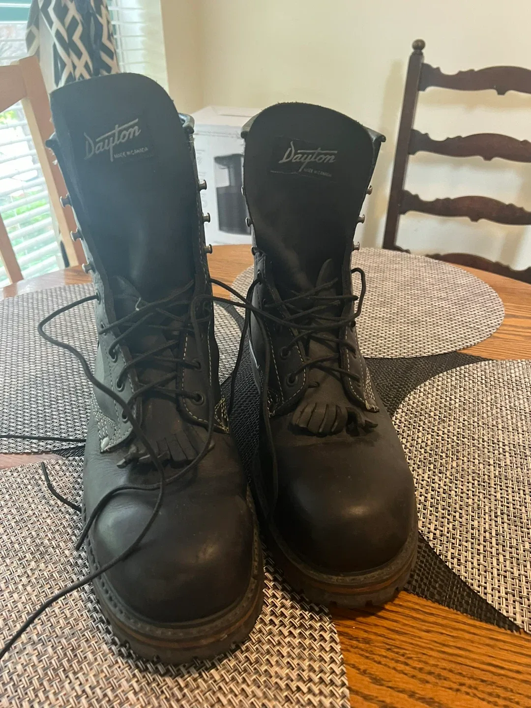 Dayton Black Work Boots - Size 10 3E image indicator(5)