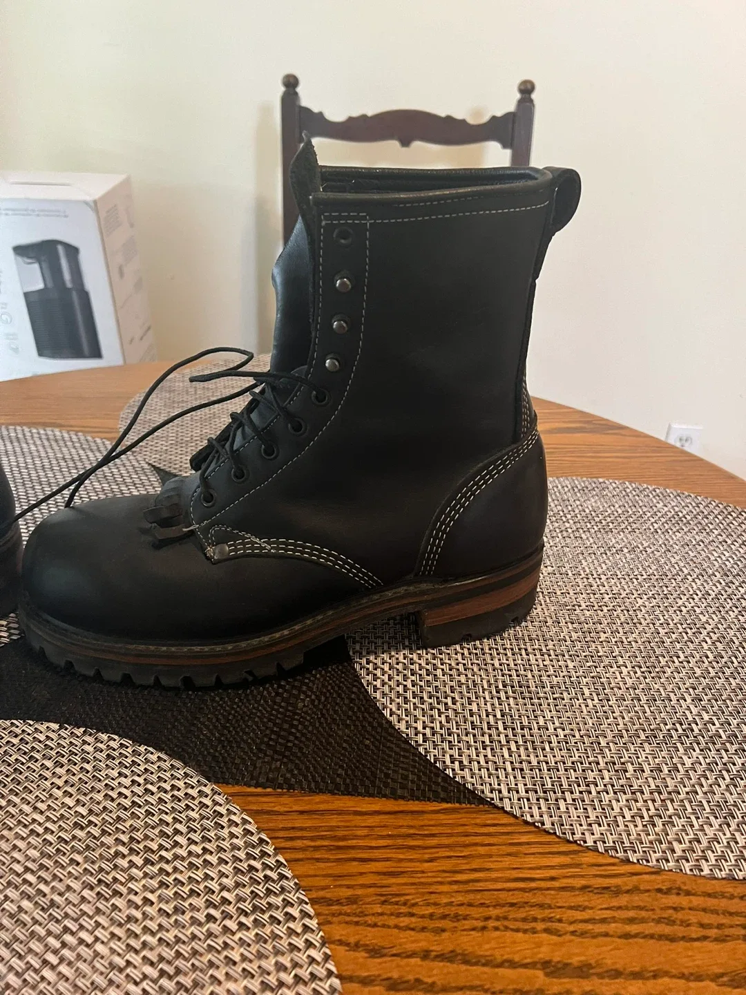 Dayton Black Work Boots - Size 10 3E image indicator(7)