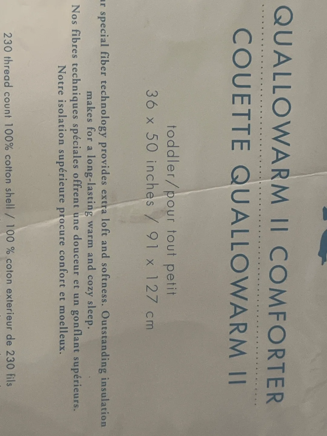 Pottery Barn Kids Quallowarm II Comforter (Toddler) image indicator(2)