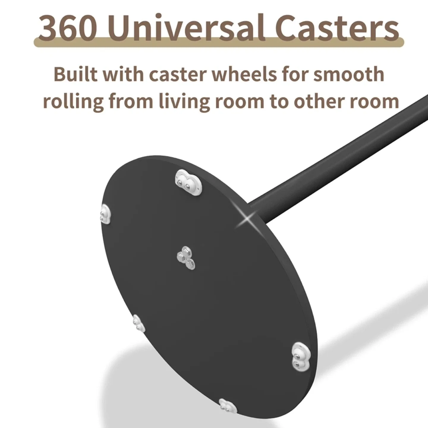 Vanconwey Floor TV Stand for 40-75 Inch LED LCD Screens image indicator(4)