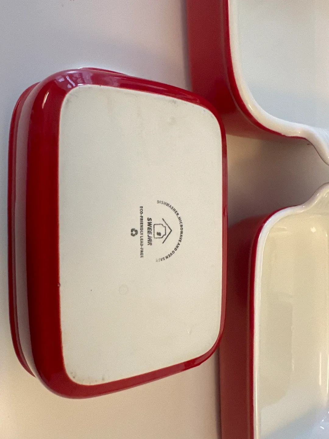 Last Call - Red & White Baking Dish Set (3) image indicator(4)